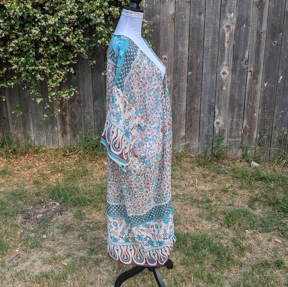 SALE! New BOHO Paisley Kimono Cover up Duster - Picture 12 of 16